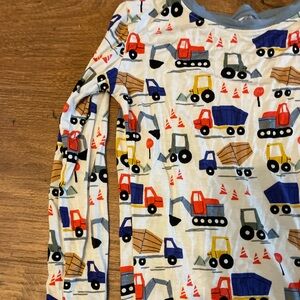Little sleepies boys pajamas with truck print. Size 7-8